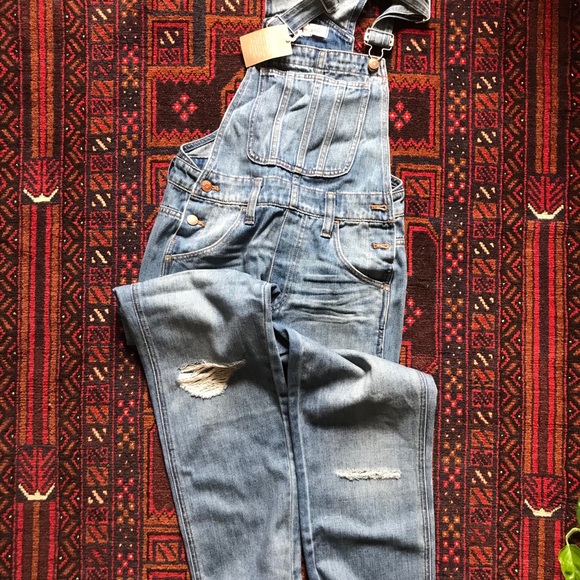 Madewell Straight-Leg Overalls in Bernard Wash - Picture 4 of 8